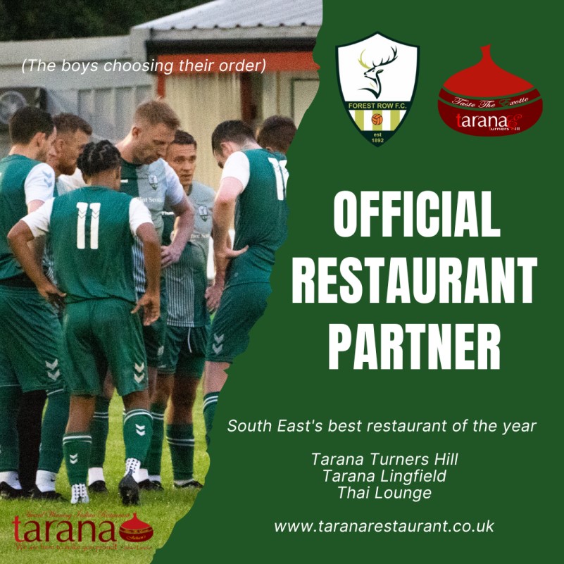 Forest Row FC Tarana named as Frow s official restaurant partner